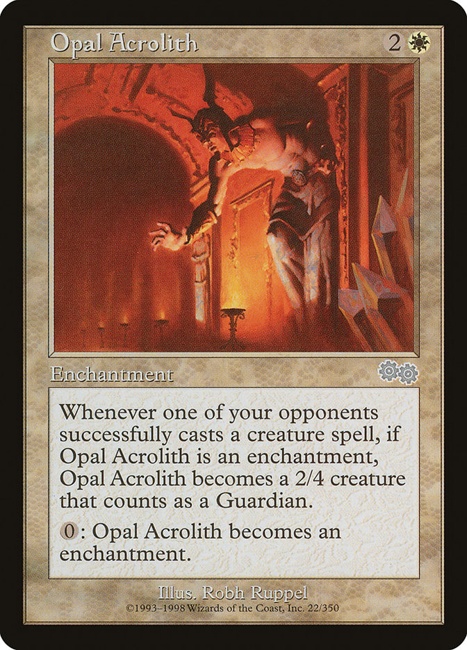 Opal Acrolith [Urza's Saga] | Card Merchant Takapuna