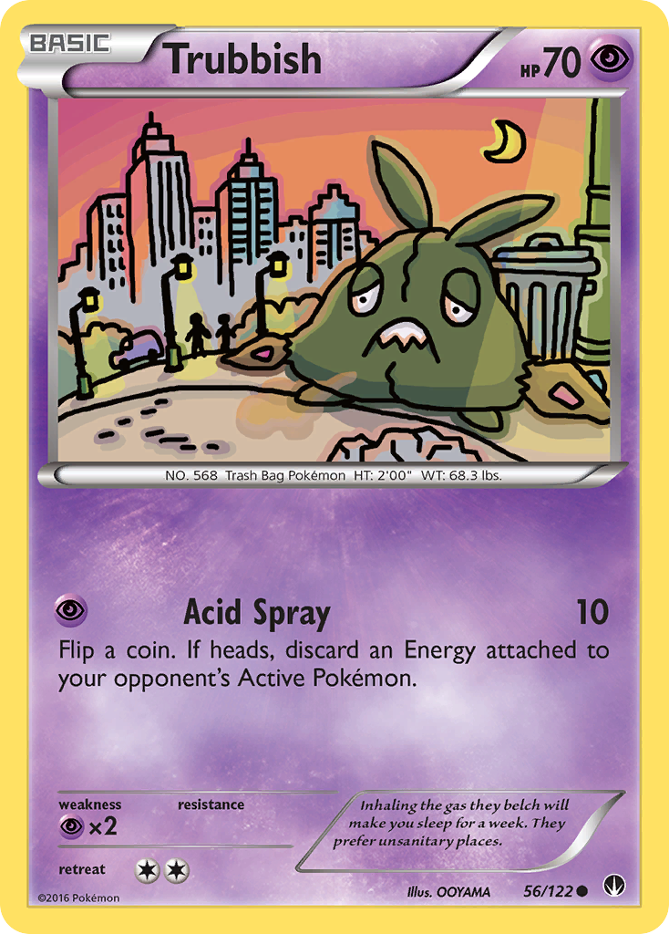 Trubbish (56/122) [XY: BREAKpoint] | Card Merchant Takapuna