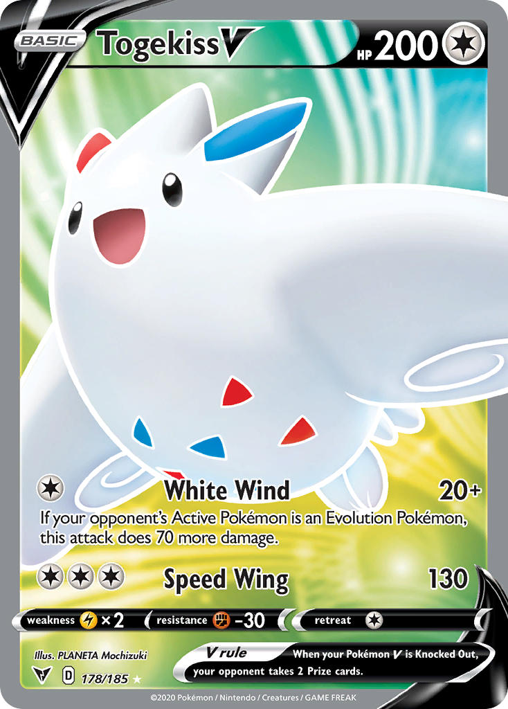 Togekiss V (178/185) [Sword & Shield: Vivid Voltage] | Card Merchant Takapuna