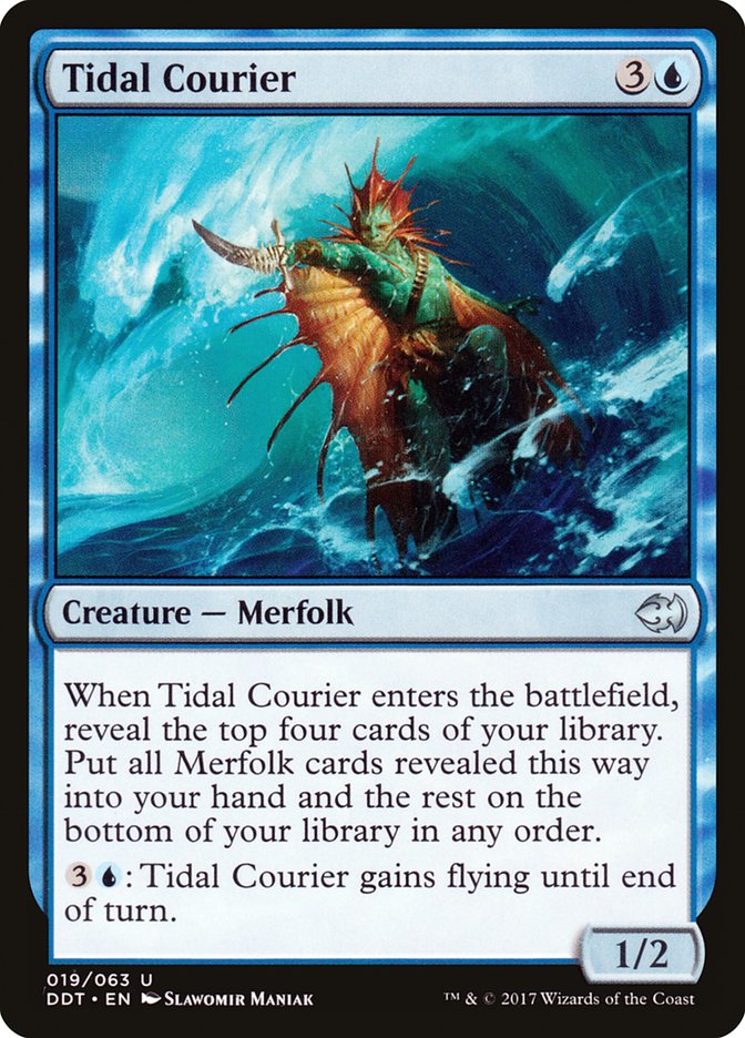 Tidal Courier [Duel Decks: Merfolk vs. Goblins] | Card Merchant Takapuna