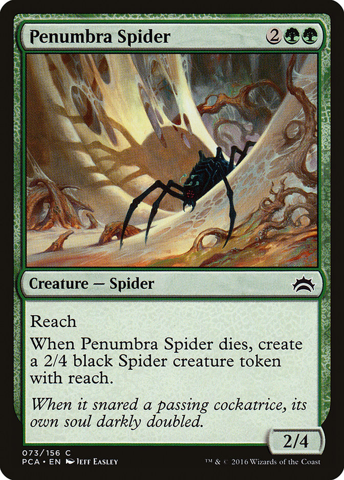 Penumbra Spider [Planechase Anthology] | Card Merchant Takapuna