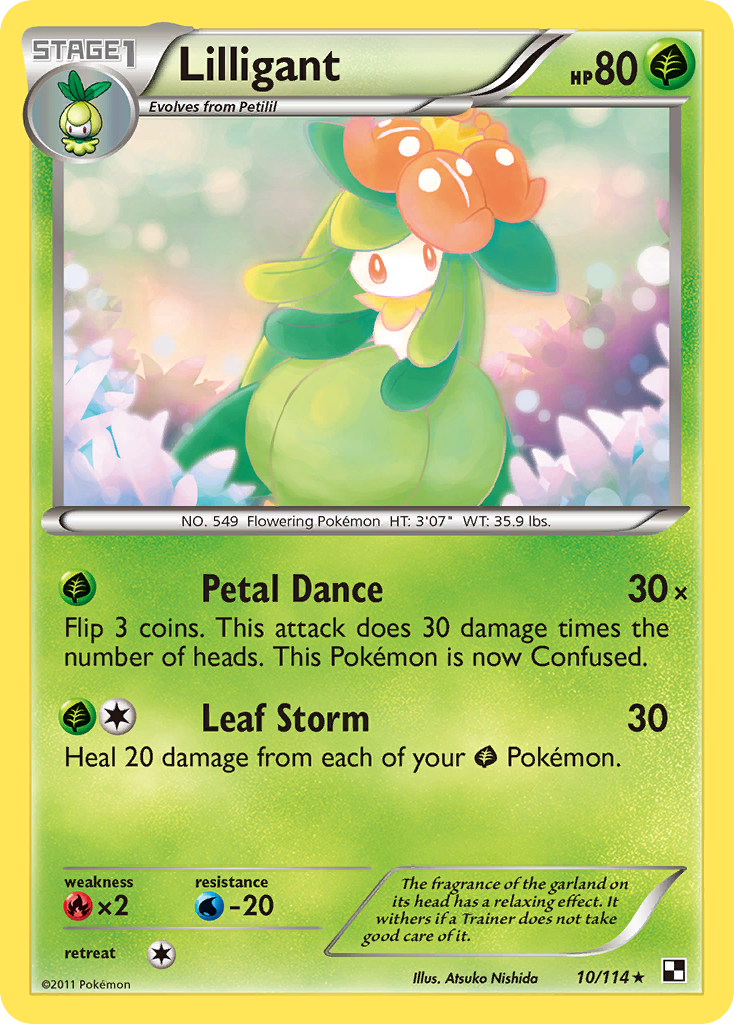 Lilligant (10/114) [Black & White: Base Set] | Card Merchant Takapuna