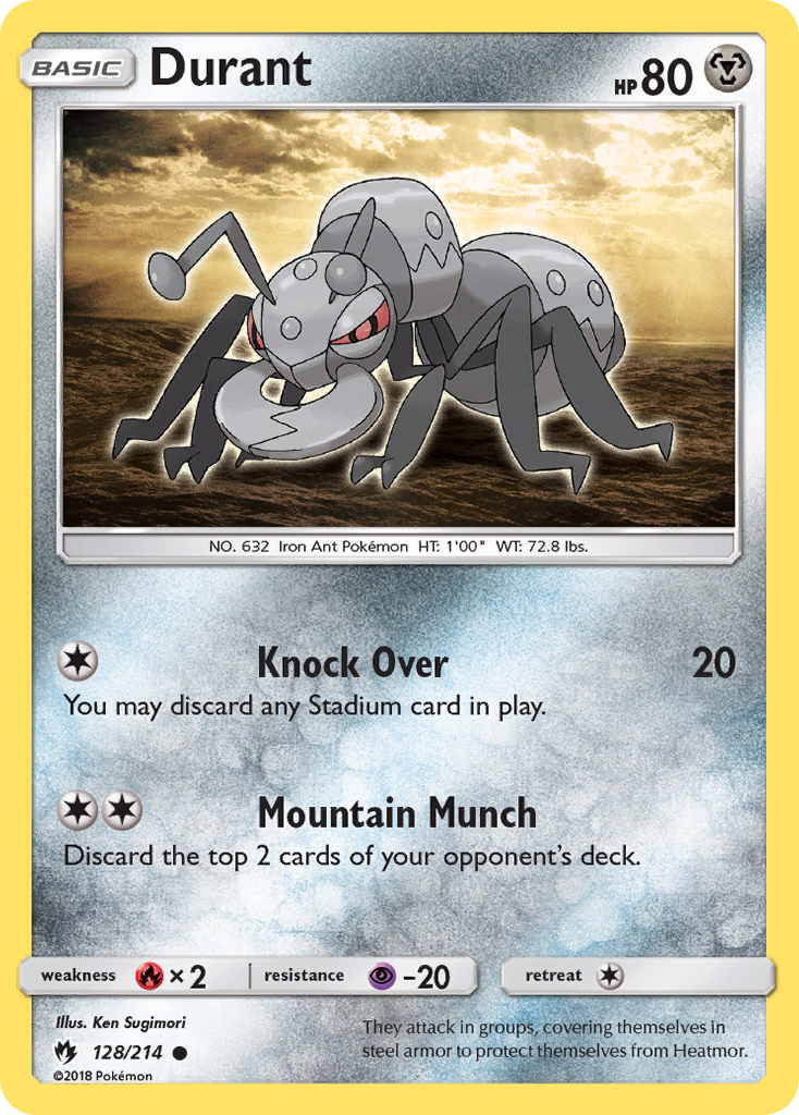 Durant (128/214) [Sun & Moon: Lost Thunder] | Card Merchant Takapuna