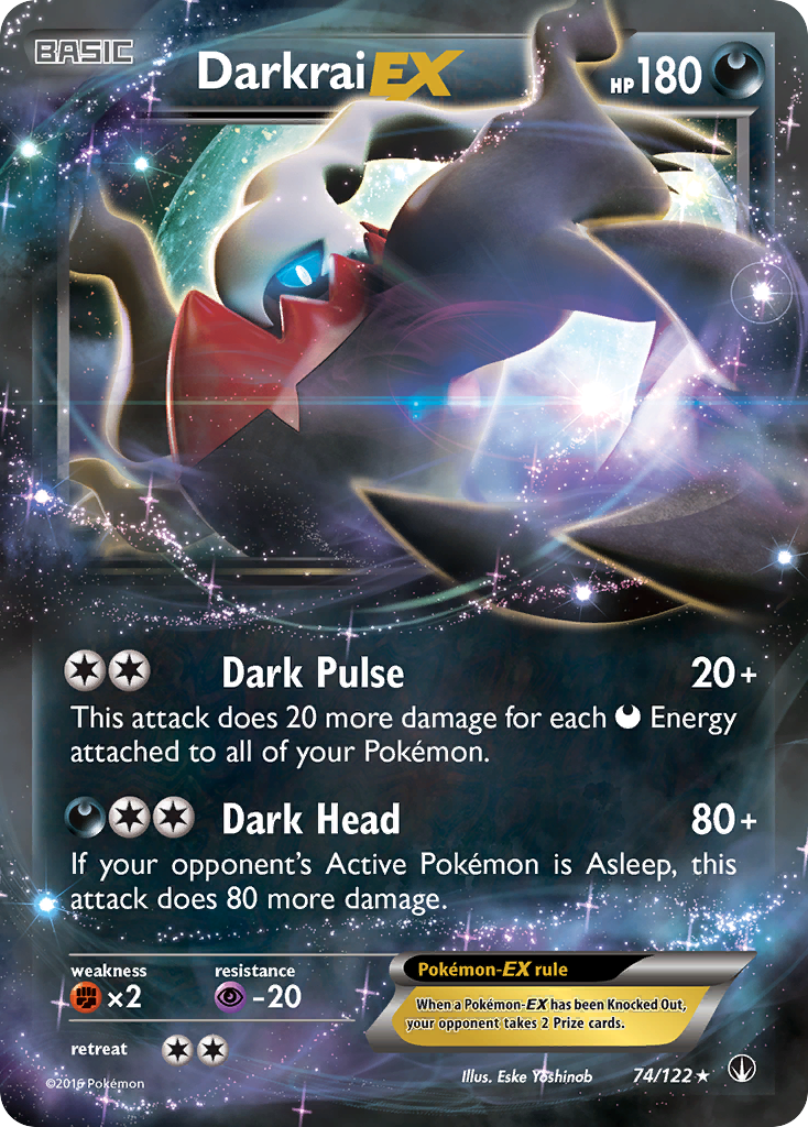 Darkrai EX (74/122) [XY: BREAKpoint] | Card Merchant Takapuna