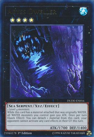 Abyss Dweller [DUDE-EN016] Ultra Rare | Card Merchant Takapuna
