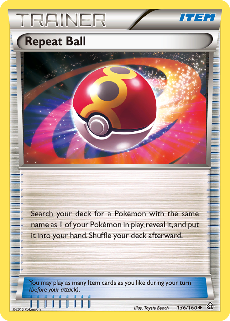 Repeat Ball (136/160) [XY: Primal Clash] | Card Merchant Takapuna