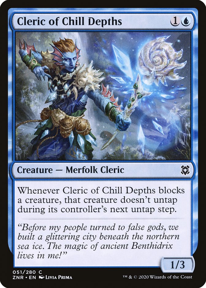 Cleric of Chill Depths [Zendikar Rising] | Card Merchant Takapuna