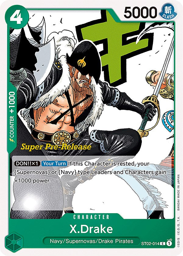 X.Drake [Super Pre-Release Starter Deck: Worst Generation] | Card Merchant Takapuna