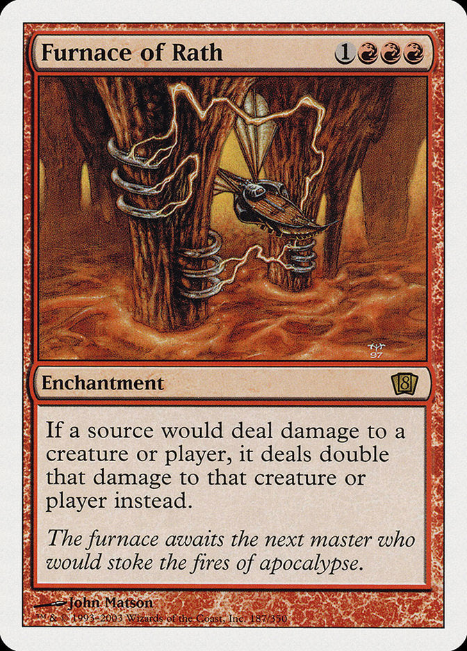 Furnace of Rath (Oversized) [Eighth Edition] | Card Merchant Takapuna