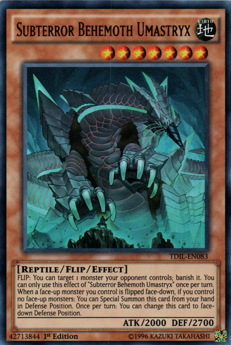 Subterror Behemoth Umastryx [TDIL-EN083] Ultra Rare | Card Merchant Takapuna