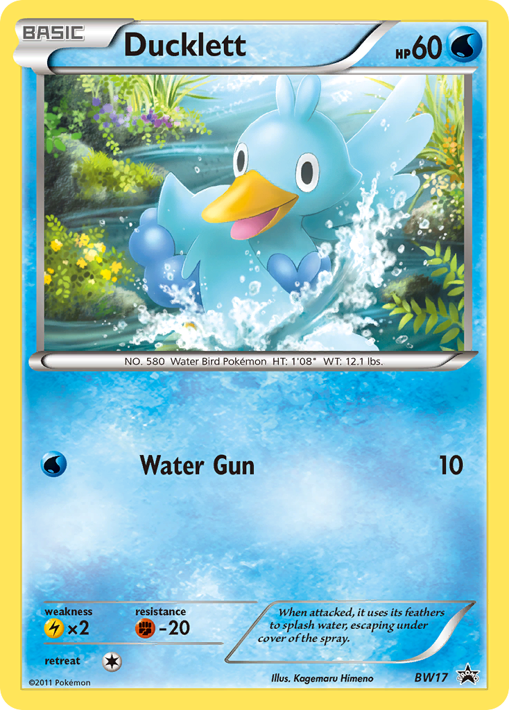 Ducklett (BW17) [Black & White: Black Star Promos] | Card Merchant Takapuna