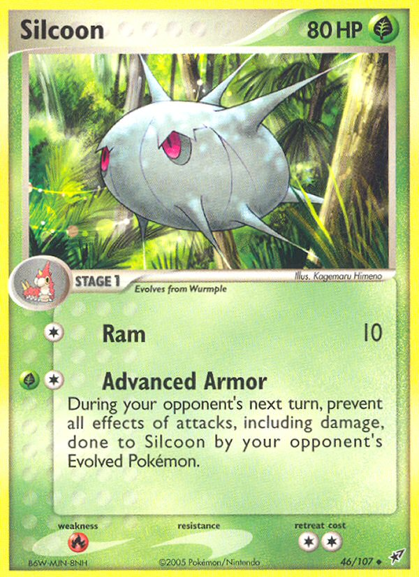 Silcoon (46/107) [EX: Deoxys] | Card Merchant Takapuna