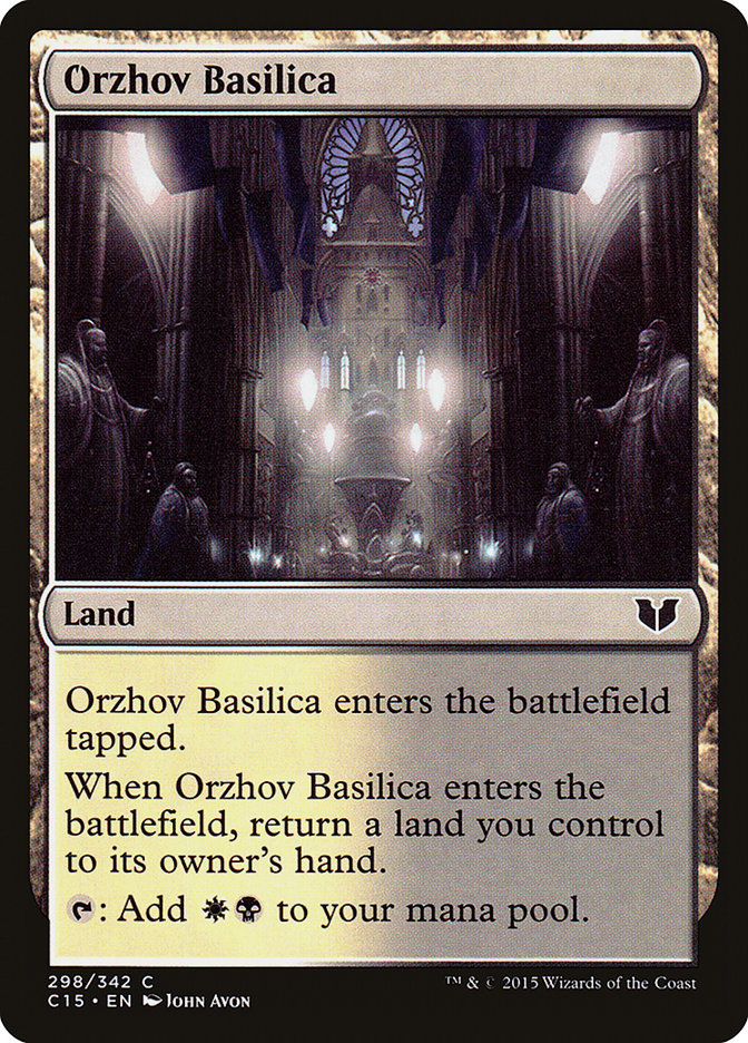 Orzhov Basilica [Commander 2015] | Card Merchant Takapuna