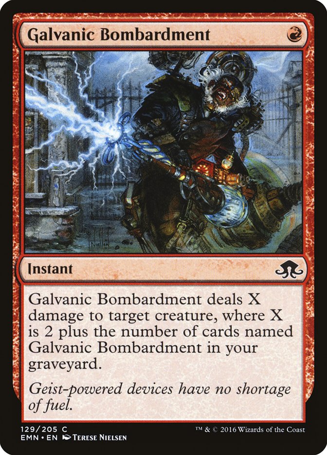 Galvanic Bombardment [Eldritch Moon] | Card Merchant Takapuna
