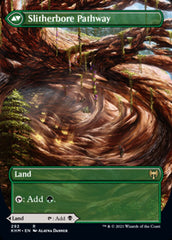 Darkbore Pathway // Slitherbore Pathway (Borderless Alternate Art) [Kaldheim] | Card Merchant Takapuna
