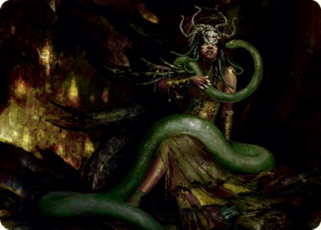 Saryth, the Viper's Fang Art Card [Innistrad: Midnight Hunt Art Series] | Card Merchant Takapuna