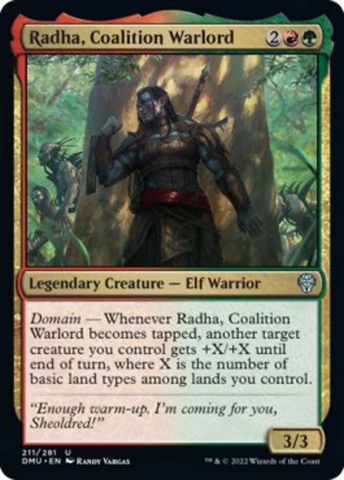 Radha, Coalition Warlord [Dominaria United] | Card Merchant Takapuna