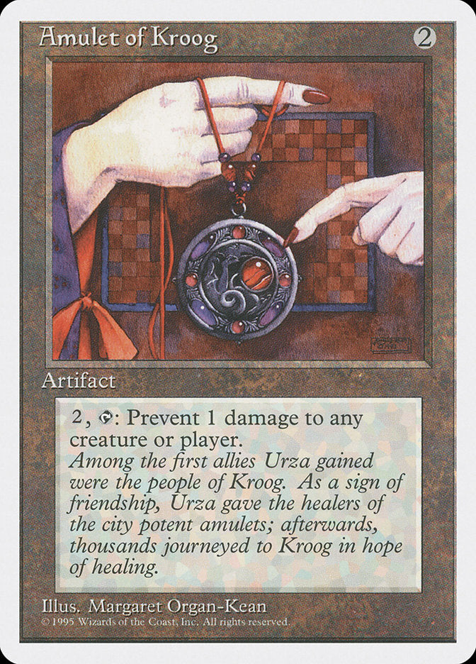 Amulet of Kroog [Fourth Edition] | Card Merchant Takapuna