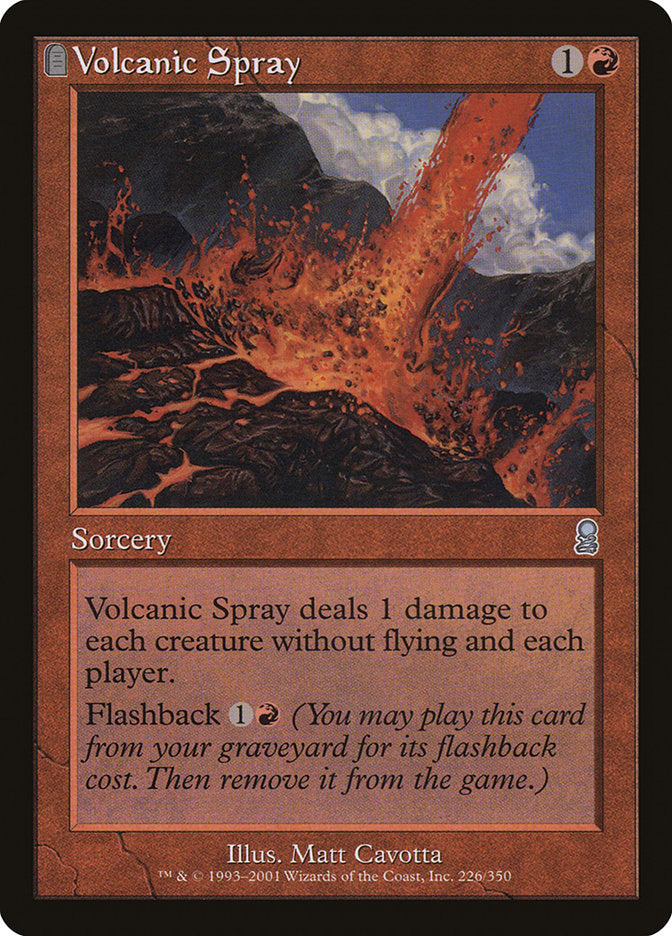 Volcanic Spray [Odyssey] | Card Merchant Takapuna