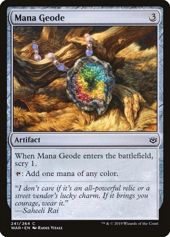 Mana Geode [War of the Spark] | Card Merchant Takapuna