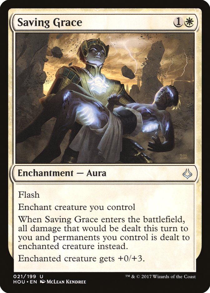 Saving Grace [Hour of Devastation] | Card Merchant Takapuna