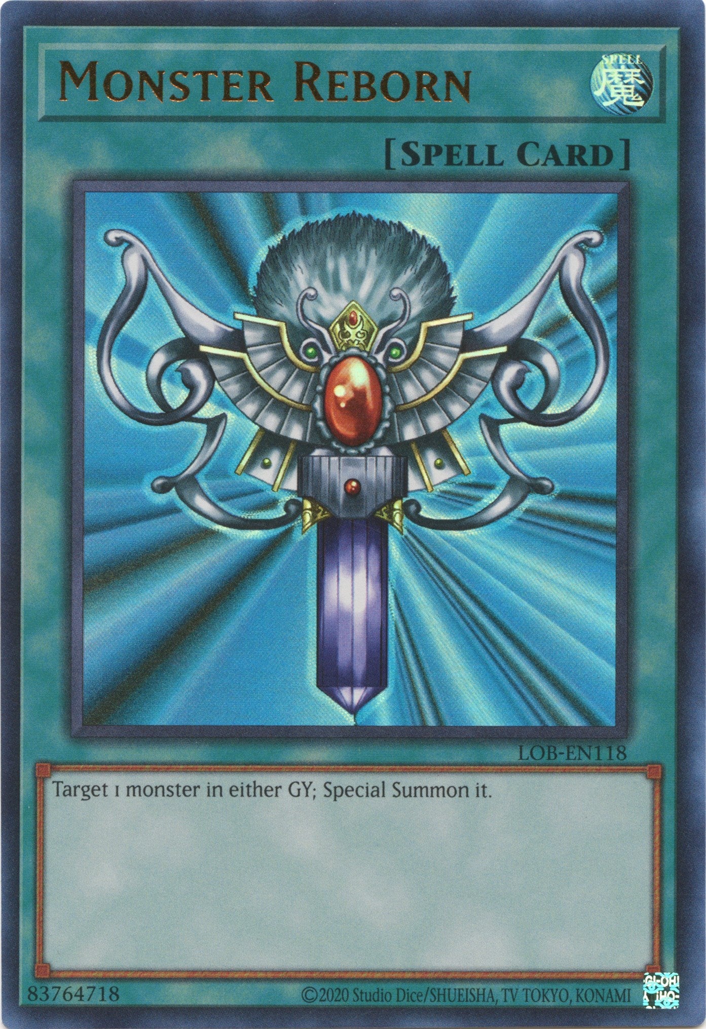 Monster Reborn (25th Anniversary) [LOB-EN118] Ultra Rare | Card Merchant Takapuna