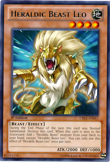 Heraldic Beast Leo [CBLZ-EN017] Rare | Card Merchant Takapuna