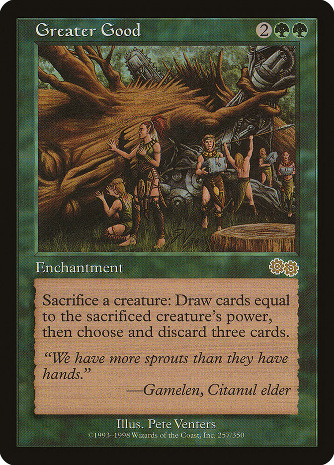Greater Good [Urza's Saga] | Card Merchant Takapuna