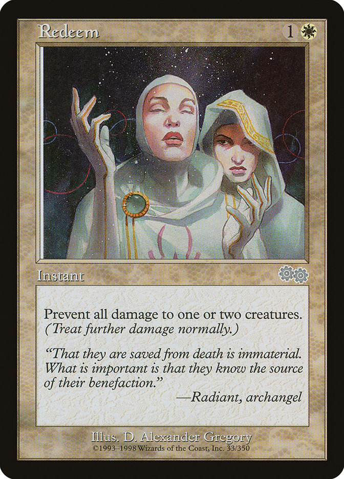Redeem [Urza's Saga] | Card Merchant Takapuna