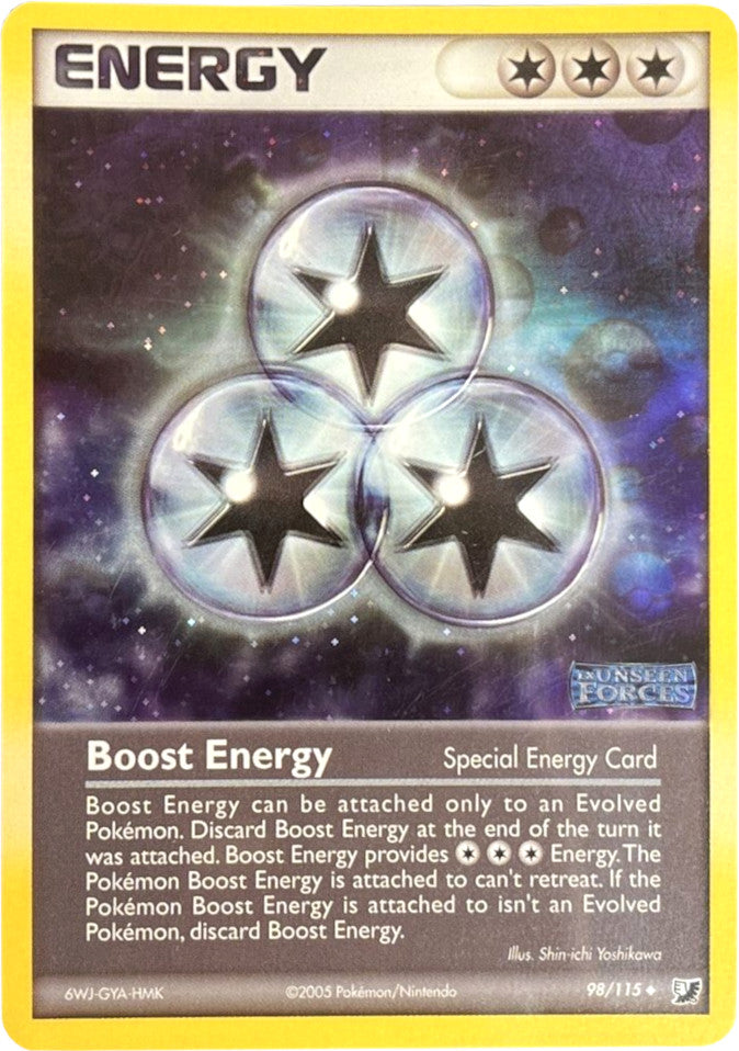 Boost Energy (98/115) (Stamped) [EX: Unseen Forces] | Card Merchant Takapuna
