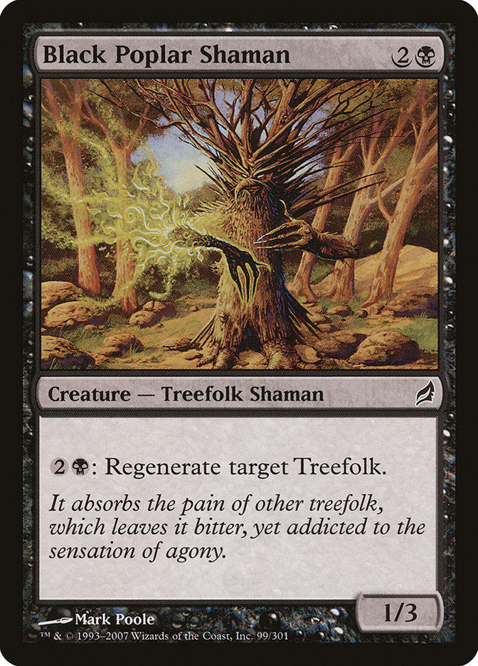 Black Poplar Shaman [Lorwyn] | Card Merchant Takapuna