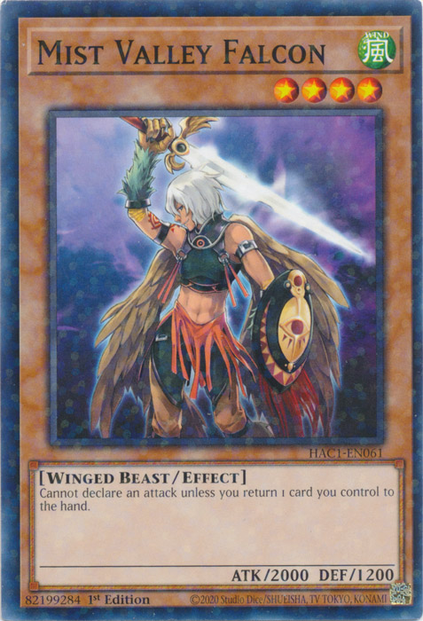 Mist Valley Falcon (Duel Terminal) [HAC1-EN061] Common | Card Merchant Takapuna