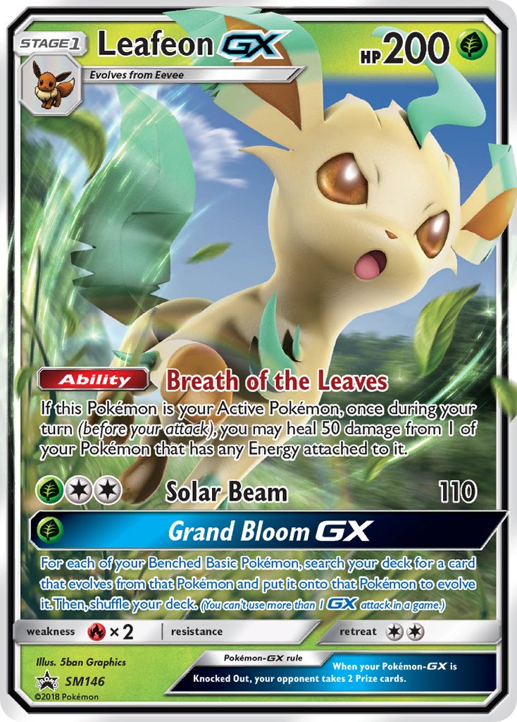 Leafeon GX (SM146) [Sun & Moon: Black Star Promos] | Card Merchant Takapuna
