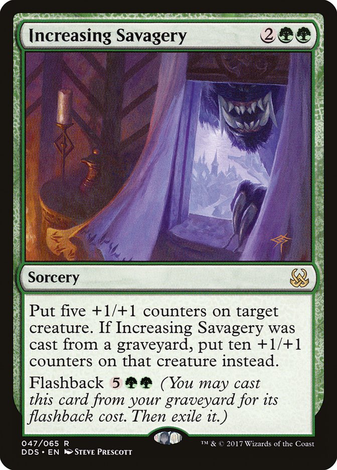 Increasing Savagery [Duel Decks: Mind vs. Might] | Card Merchant Takapuna