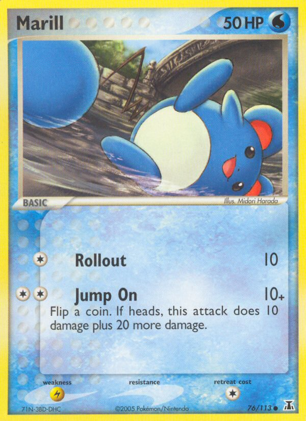 Marill (76/113) [EX: Delta Species] | Card Merchant Takapuna