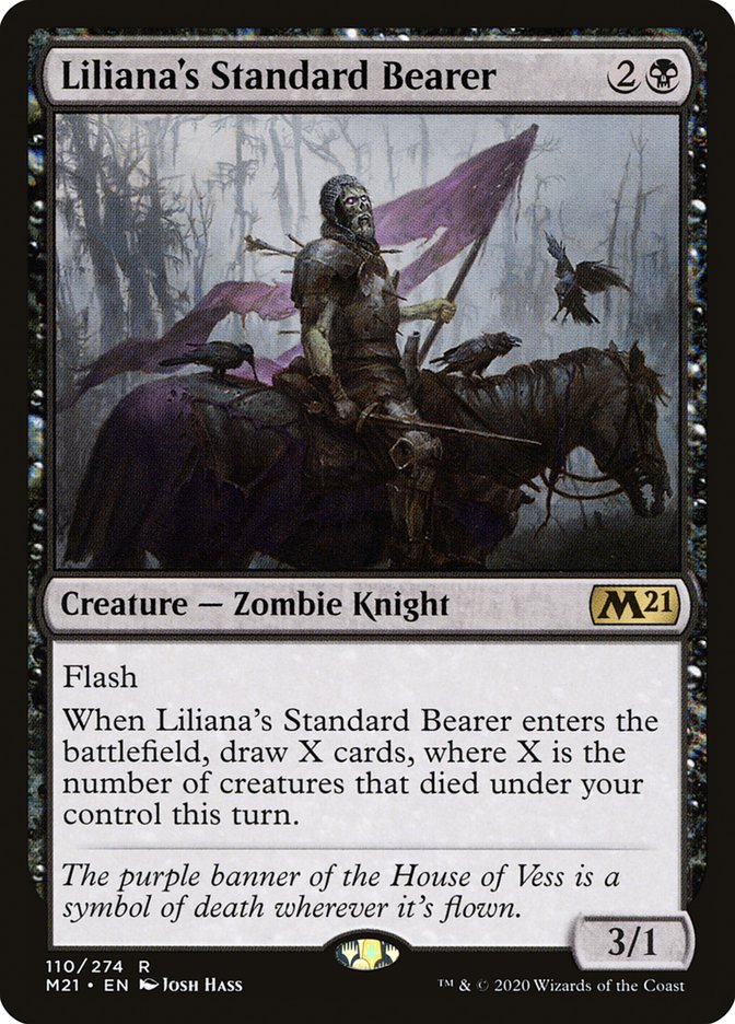Liliana's Standard Bearer [Core Set 2021] | Card Merchant Takapuna