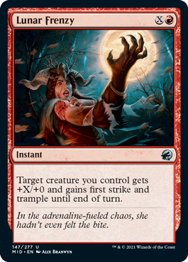 Lunar Frenzy [Innistrad: Midnight Hunt] | Card Merchant Takapuna