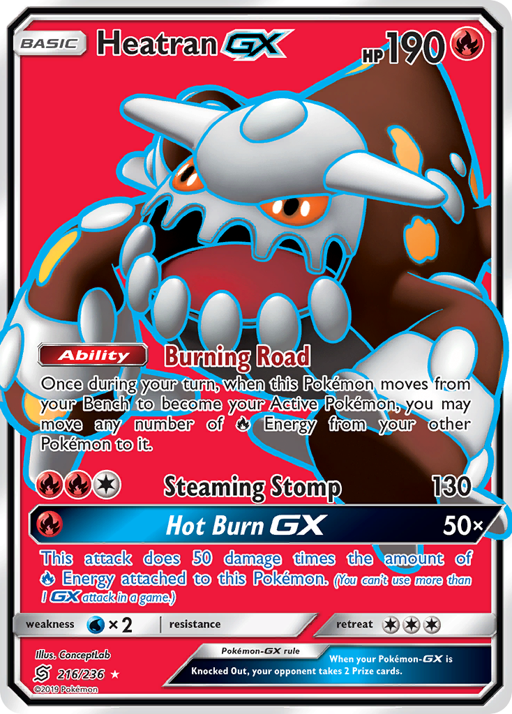 Heatran GX (216/236) [Sun & Moon: Unified Minds] | Card Merchant Takapuna