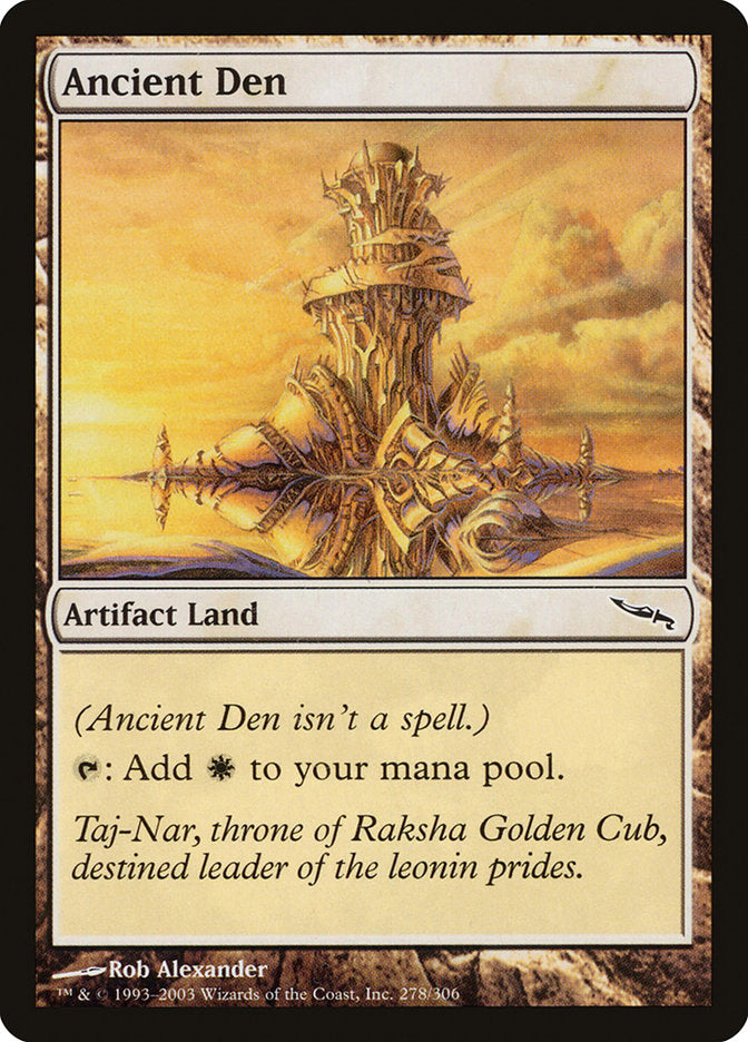 Ancient Den [Mirrodin] | Card Merchant Takapuna