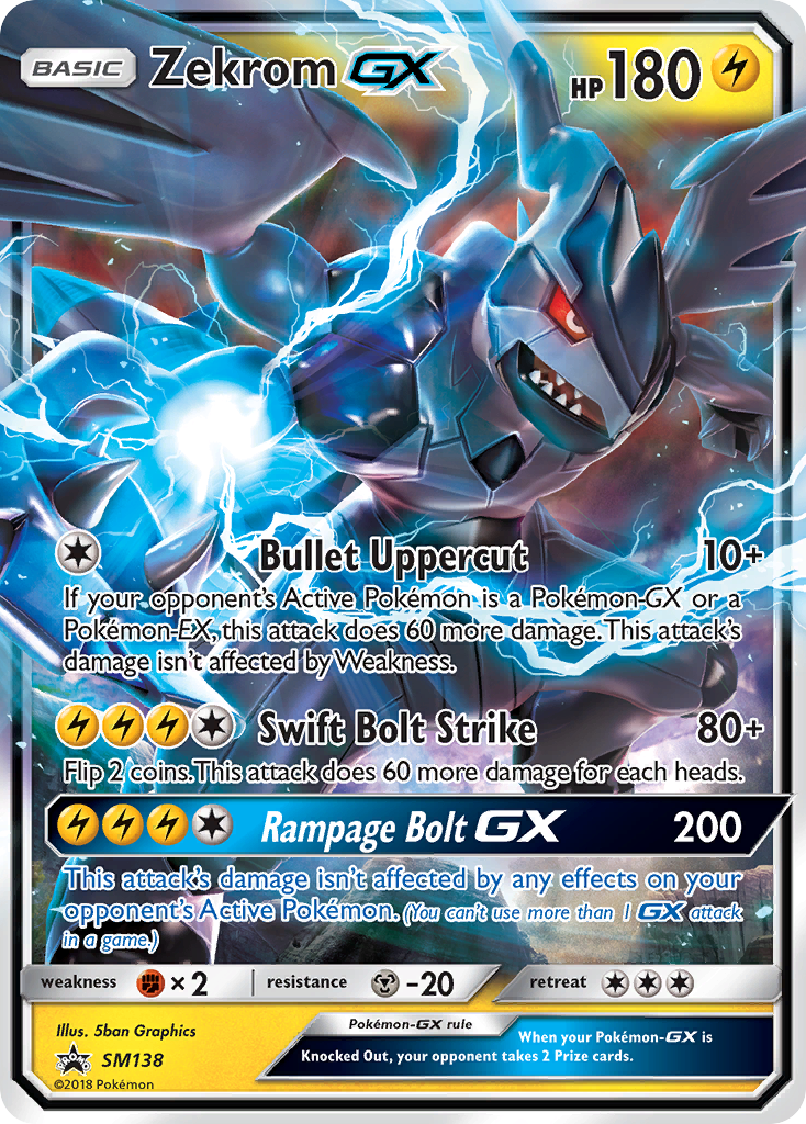 Zekrom GX (SM138) [Sun & Moon: Black Star Promos] | Card Merchant Takapuna