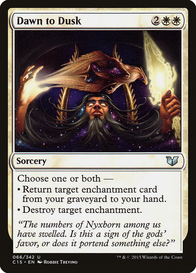 Dawn to Dusk [Commander 2015] | Card Merchant Takapuna