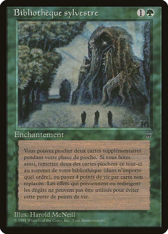 Sylvan Library (French) - "Bibliotheque sylvestre" [Renaissance] | Card Merchant Takapuna
