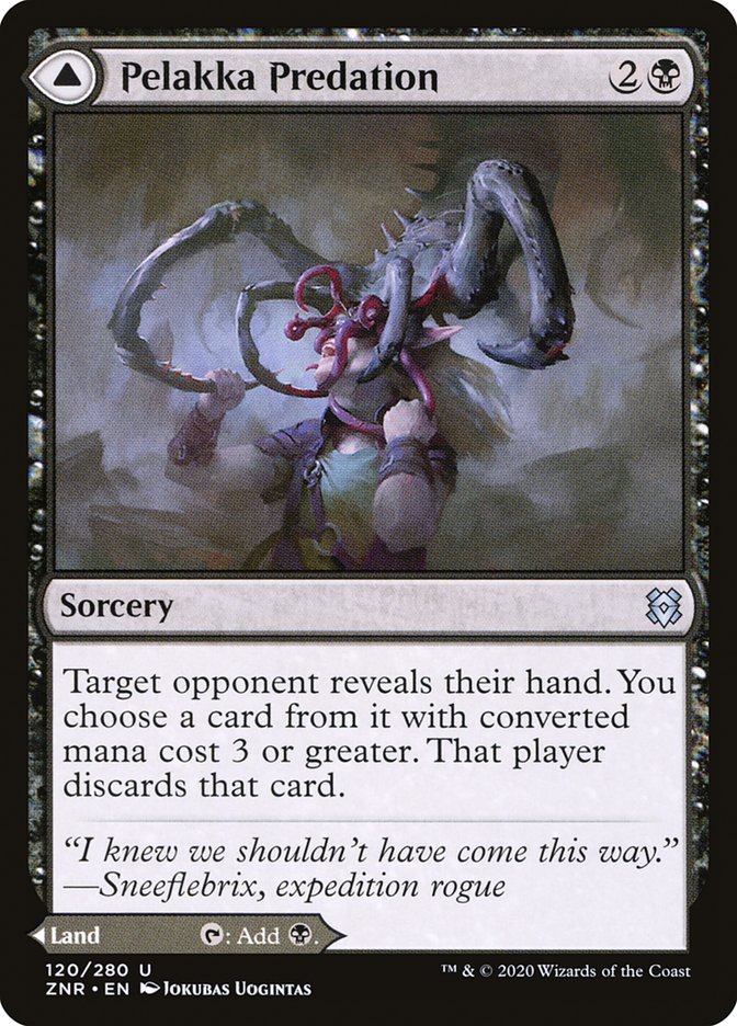 Pelakka Predation // Pelakka Caverns [Zendikar Rising] | Card Merchant Takapuna