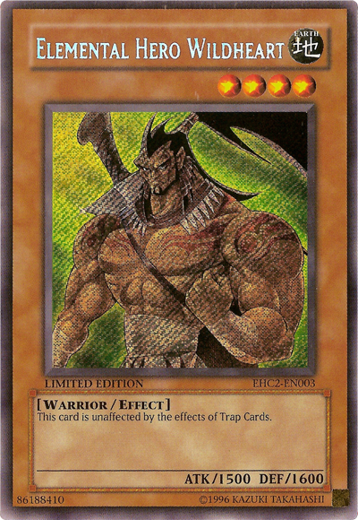 Elemental Hero Wildheart [EHC2-EN003] Secret Rare | Card Merchant Takapuna