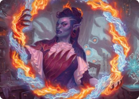 Rootha, Mercurial Artist Art Card [Strixhaven: School of Mages Art Series] | Card Merchant Takapuna