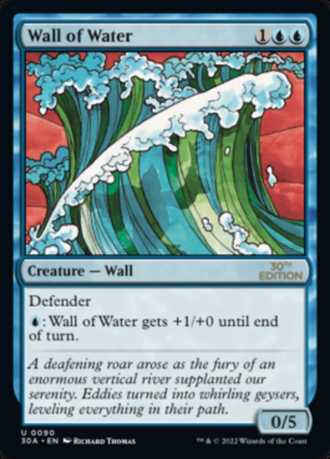 Wall of Water [30th Anniversary Edition] | Card Merchant Takapuna