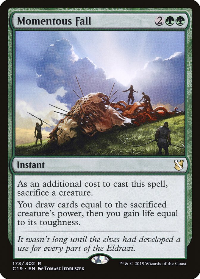 Momentous Fall [Commander 2019] | Card Merchant Takapuna
