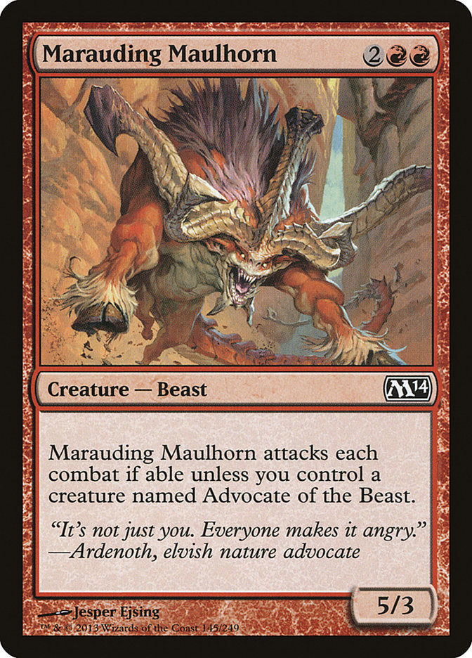 Marauding Maulhorn [Magic 2014] | Card Merchant Takapuna