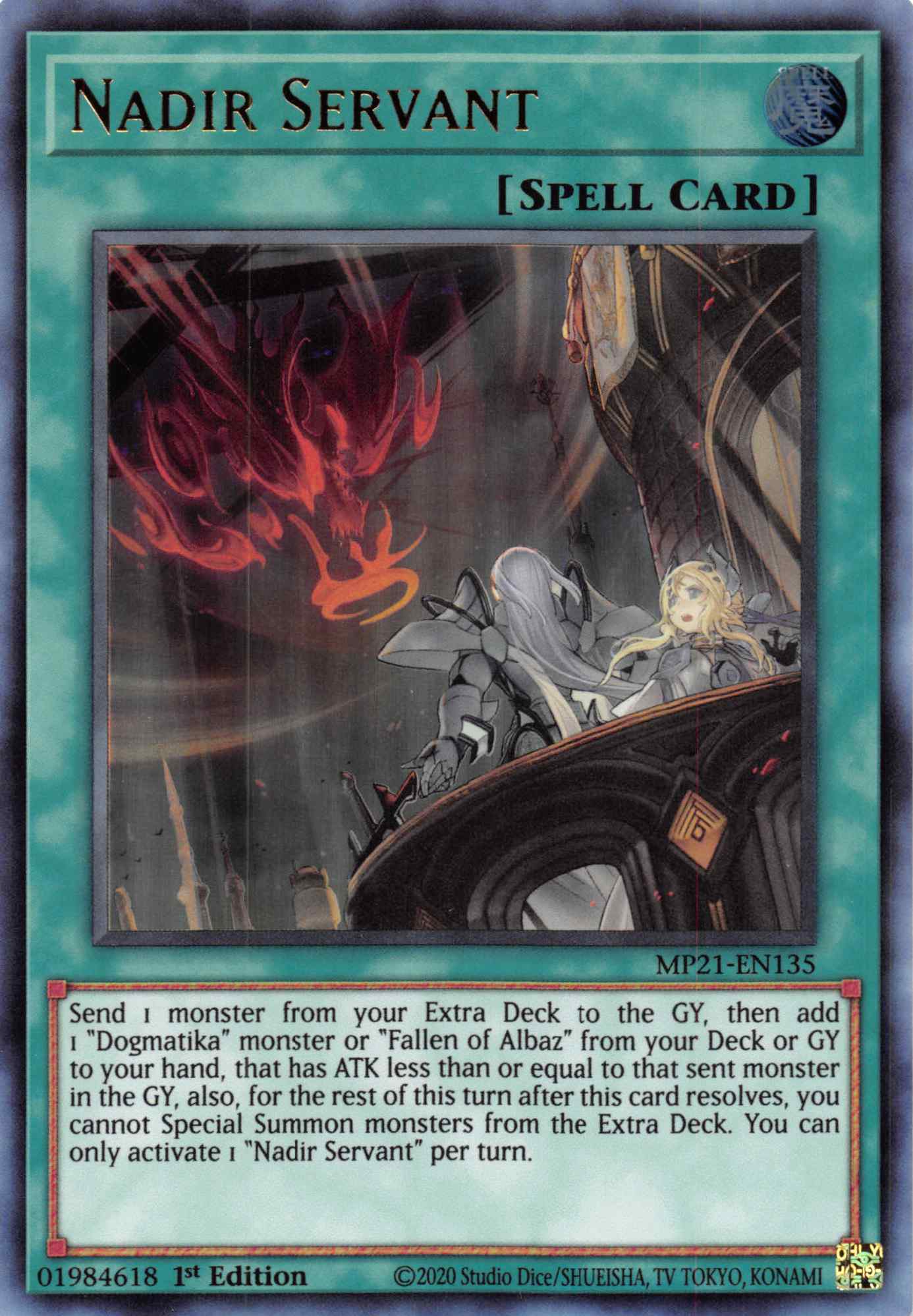 Nadir Servant [MP21-EN135] Ultra Rare | Card Merchant Takapuna