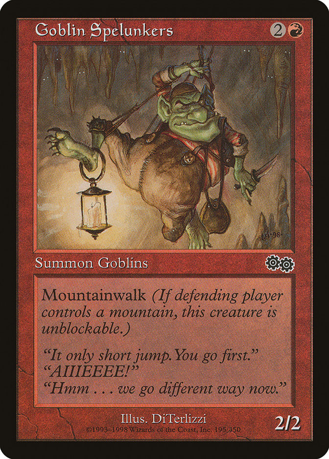 Goblin Spelunkers [Urza's Saga] | Card Merchant Takapuna